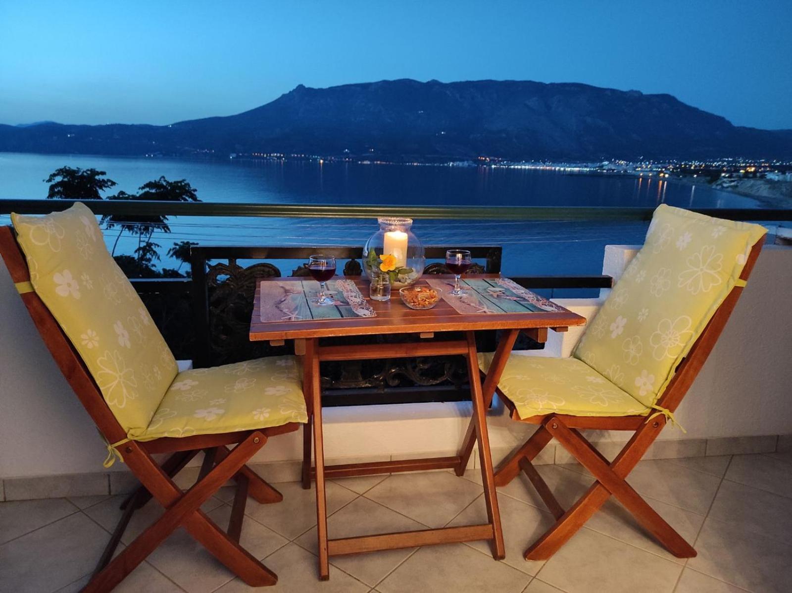 Seaside Sunset Apartment Corinth Phòng bức ảnh